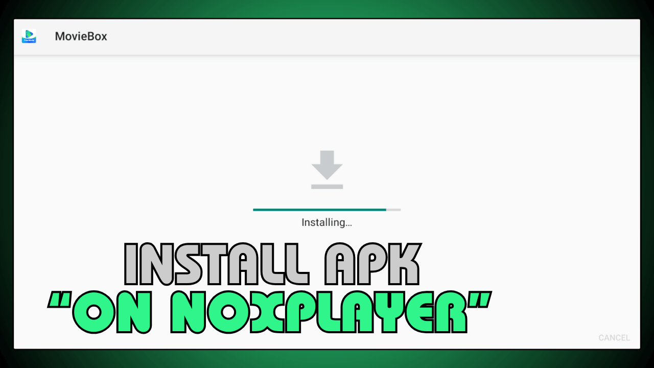 Install APK on NoxPlayer