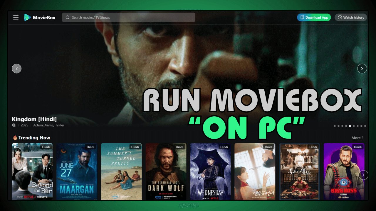 Run MovieBox on PC