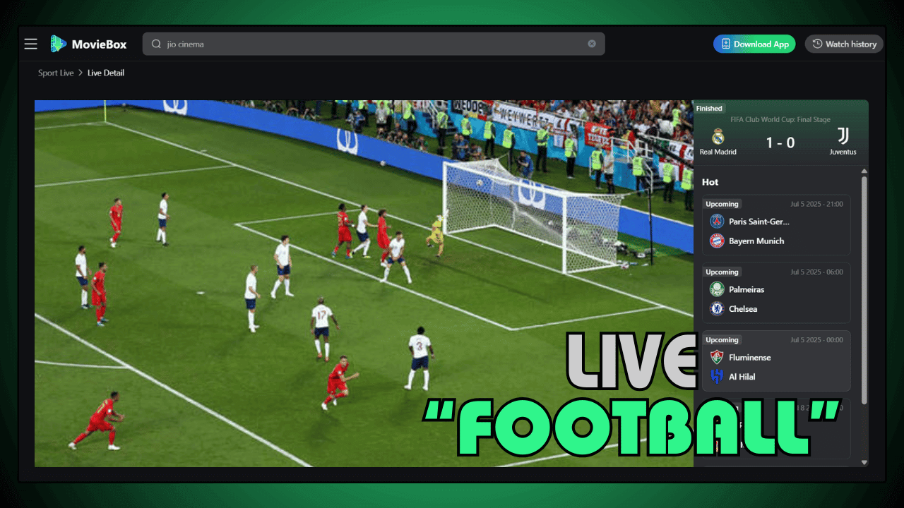 Watch Live Football Matches in HD for Free