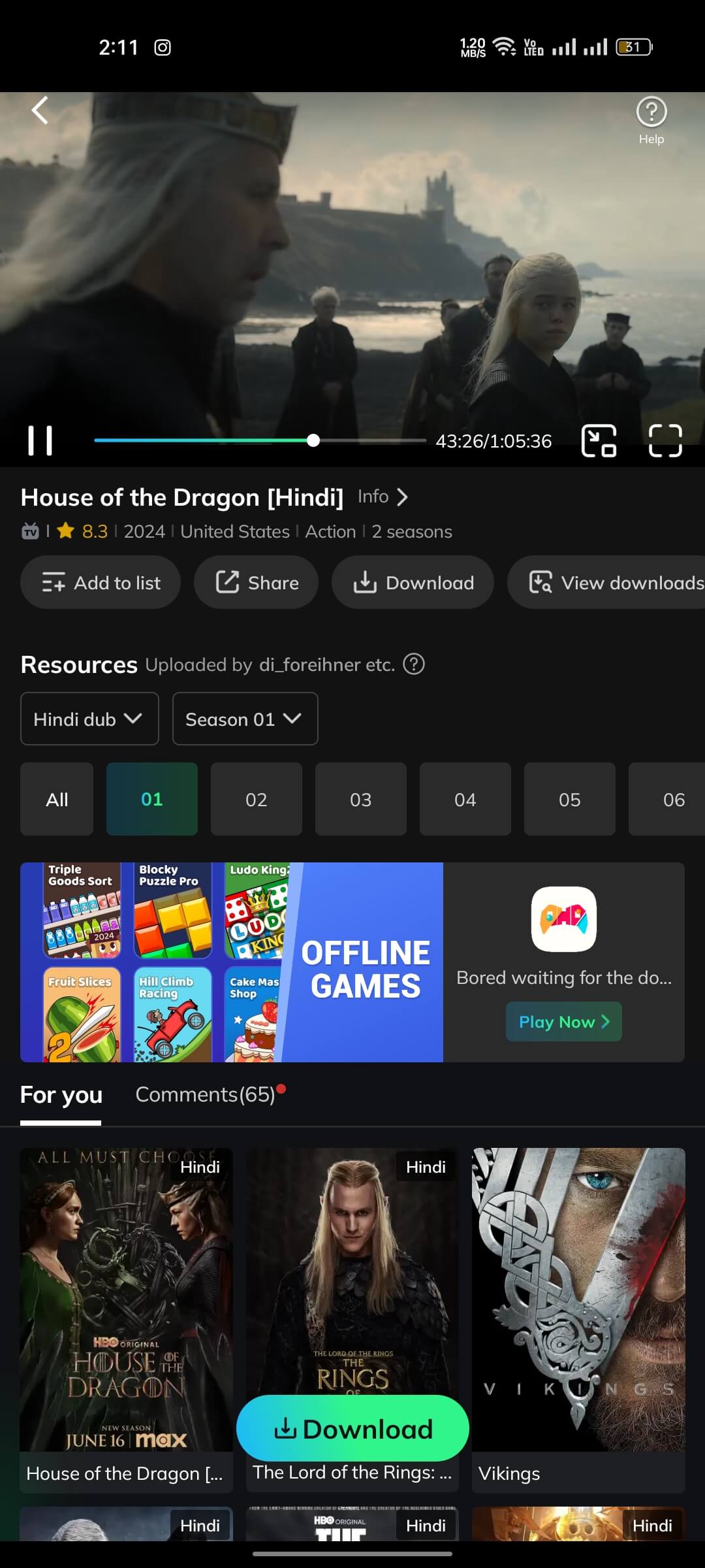 House of the Dragon on MovieBox