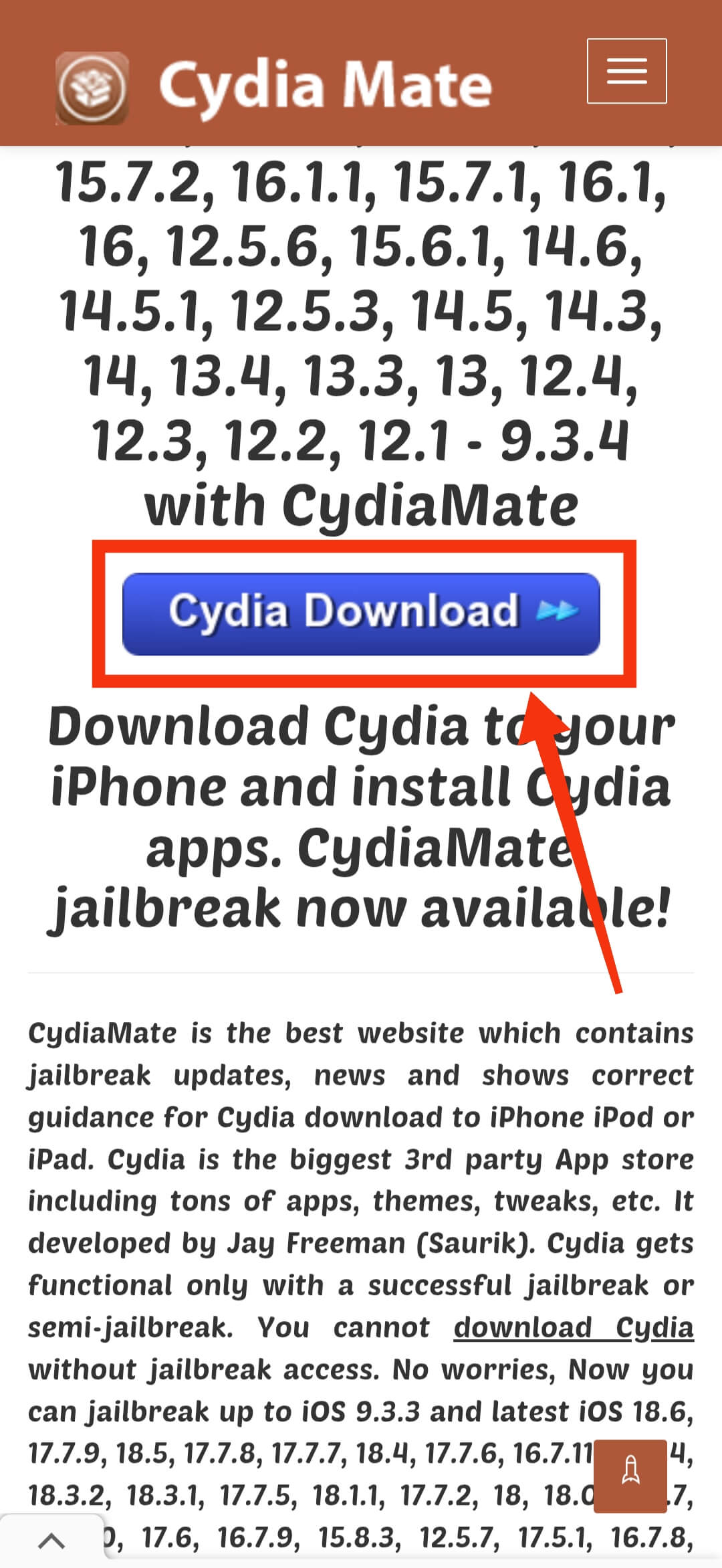 Cydia Impactor Software Download