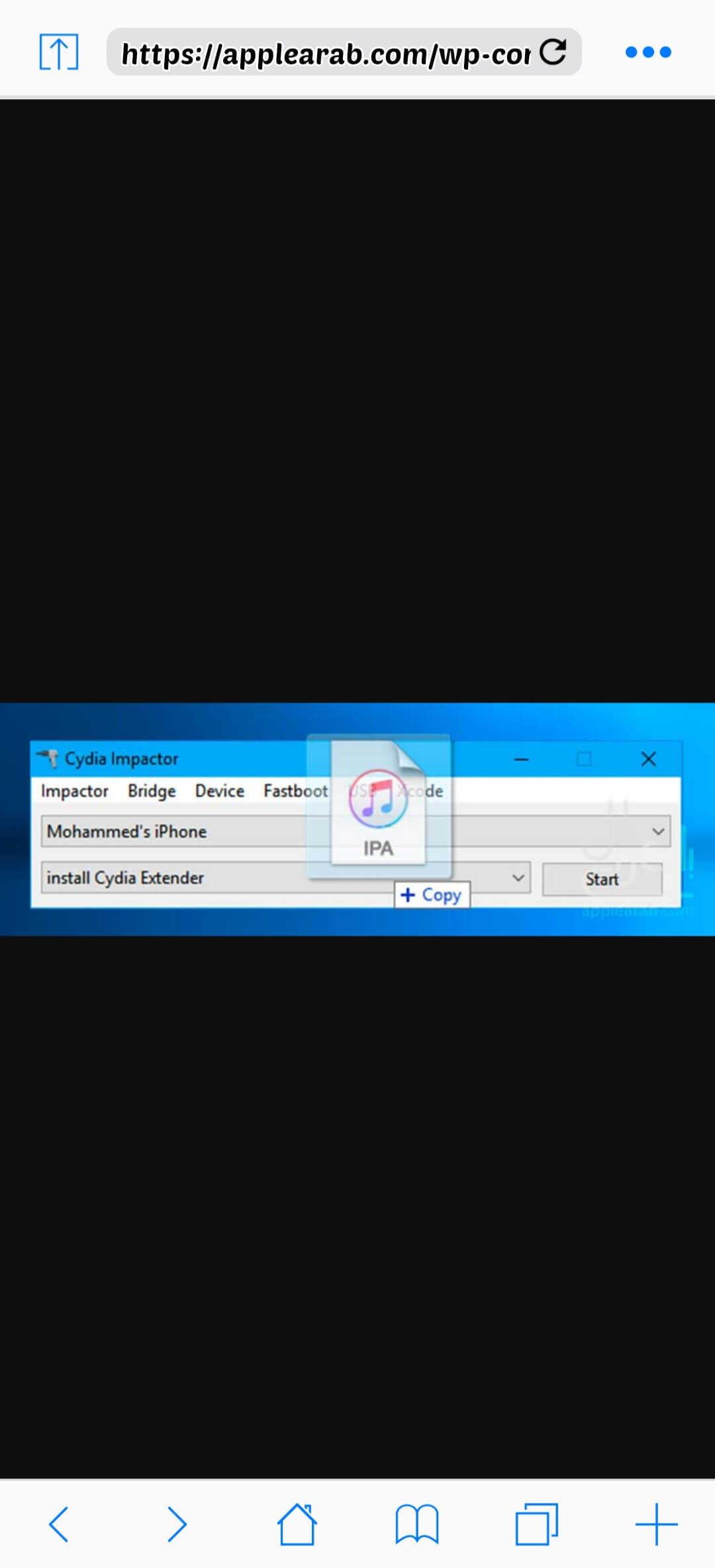 Drag and Drop Installation