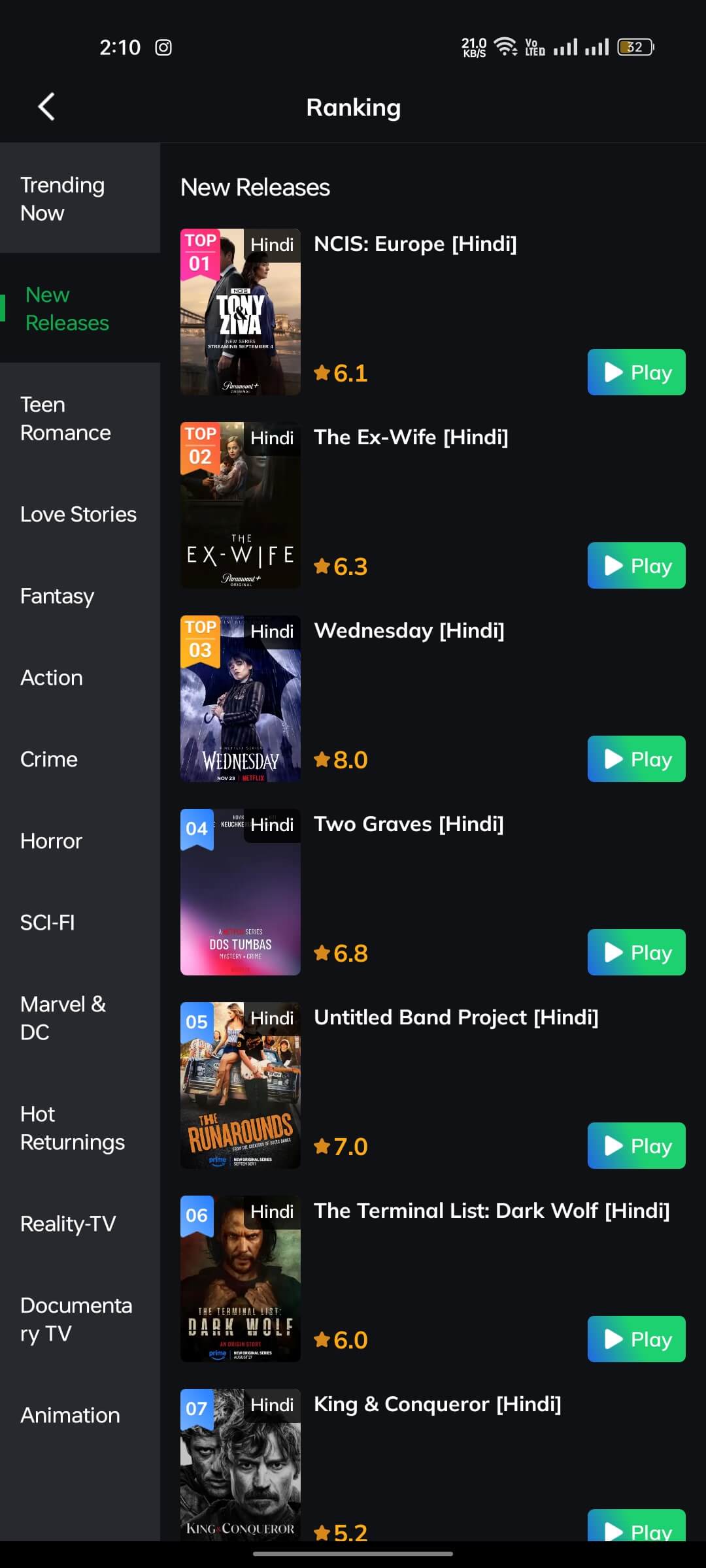 New Releases on MovieBox
