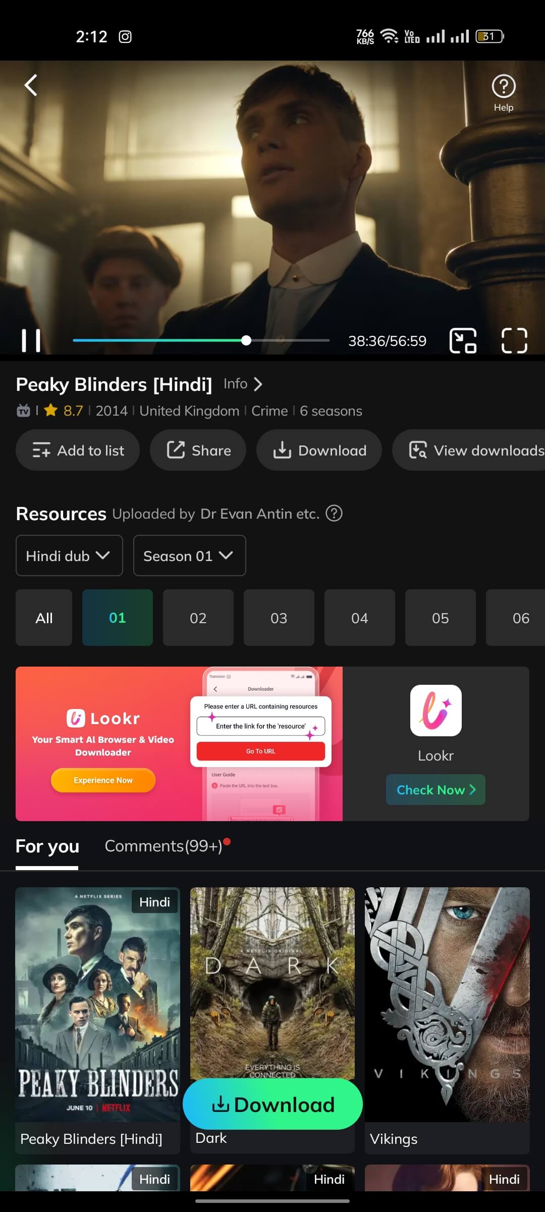 Peaky Blinder on MovieBox